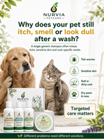 NURVIA All Shampoos Combo for Dogs & Cats