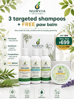 NURVIA All Shampoos Combo for Dogs & Cats