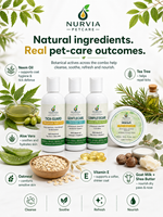 NURVIA All Shampoos Combo for Dogs & Cats