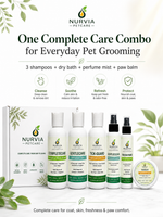 NURVIA Complete Care Grooming Combo for Dogs & Cats