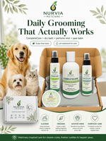 NURVIA Grooming Starter Kit for Dogs & Cats