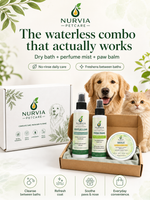 NURVIA Waterless Grooming Combo for Dogs & Cats
