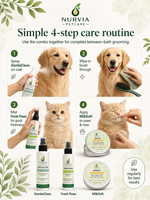 NURVIA Waterless Grooming Combo for Dogs & Cats