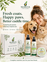 NURVIA Waterless Grooming Combo for Dogs & Cats