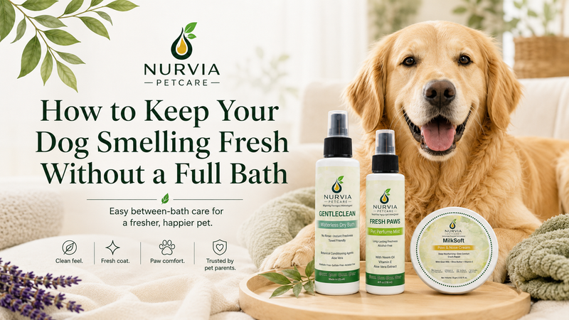 How to Keep Your Dog Smelling Fresh Without a Full Bath?