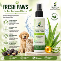NURVIA FreshPaws Perfume Mist for Dogs & Cats