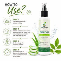 NURVIA FreshPaws Perfume Mist for Dogs & Cats