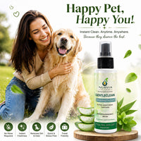NURVIA GentleClean Waterless Dry Bath Spray for Dogs & Cats