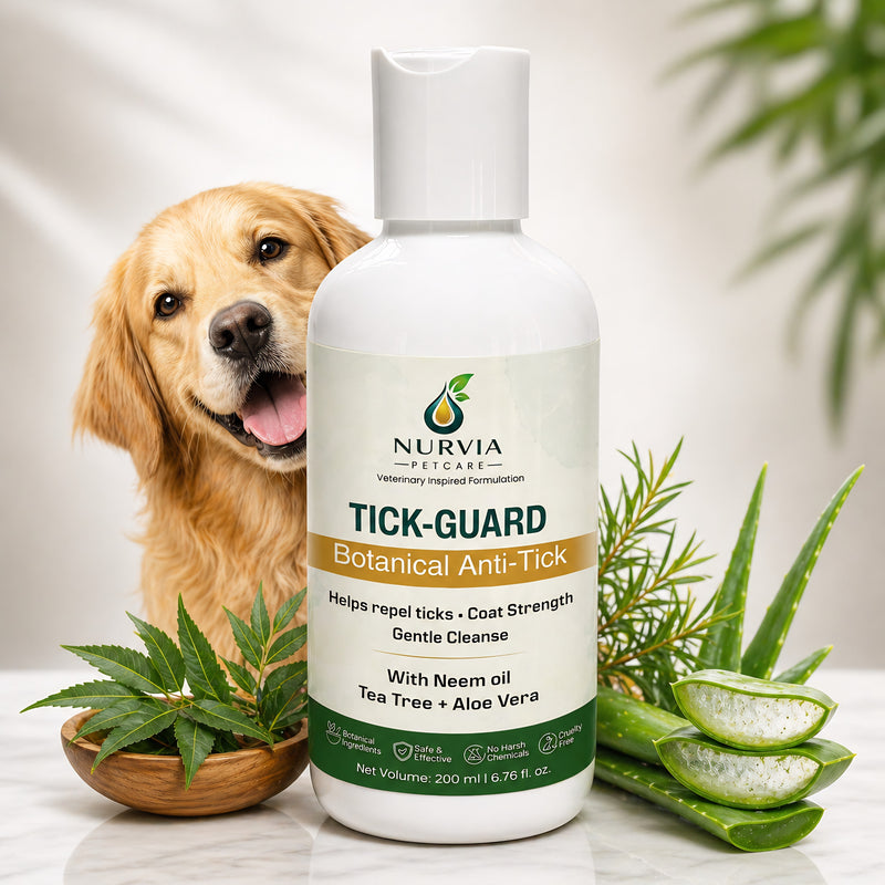 NURVIA TickGuard Shampoo for Dogs & Cats