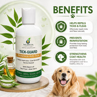 NURVIA TickGuard Shampoo for Dogs & Cats